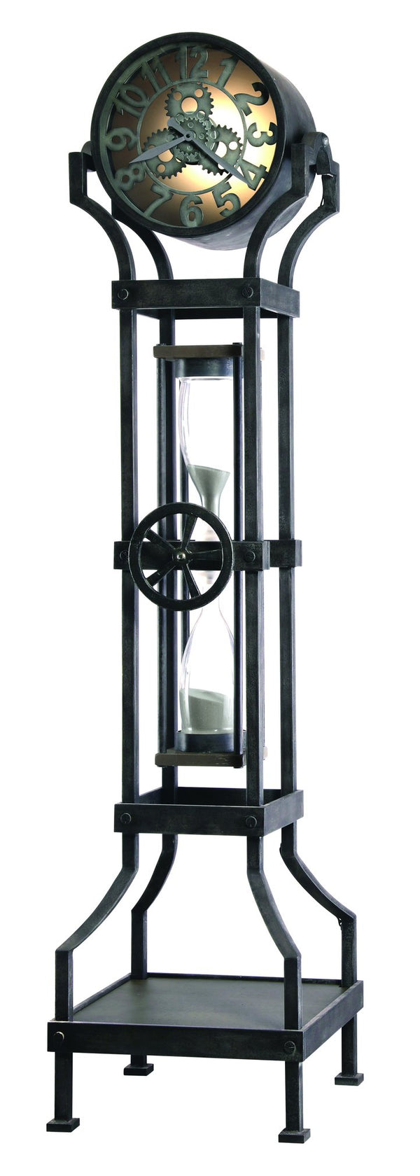 Hekman Furniture 615116 Stunning Hourglass Iii Floor Clock With Unique Design And Adjustable Features For Any Room  Hourglass Iii Grandfather Clock 615116