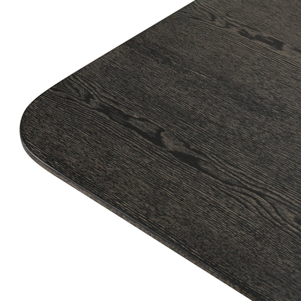 Pasargad Home Novara Round Dining Table - Modern Elegance For Sophisticated Dining Spaces D. Brown Mdf Plz-386dt