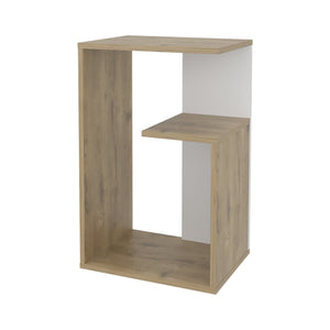 English Elm Fm Furniture Vega Side Table - Stylish Melamine With Open Storage For Modern Homes & Offices B128P293872