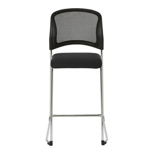 OSP Home Furnishings Tall Stackable Upholstered Guest Chair for Training Rooms and Flexible Workspace Seating 88627C2-30