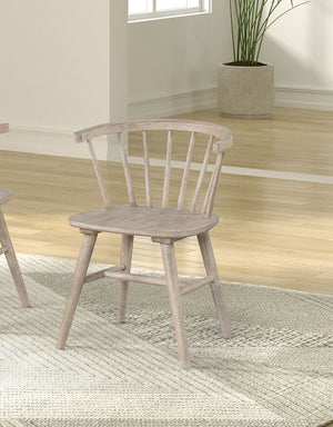 English Elm Mid-Century Upholstered Side Chair Pair with Rubberwood Frame, Curved Backrest and Cozy Seat Cushioning Natural,Oak 21 L x 25 W x 24 H B2741P406733