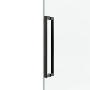 English Elm 66*76"fixed Sliding Shower Door 10mm Tempered Glass Frameless Stainless Steel Spa Bath T3177P320617