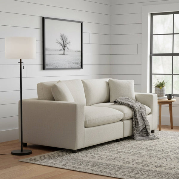 English Elm Cassandra Modular 2-Piece Sofa - Luxurious Comfort, Durable Design & Flexible Living For Families B050S00004