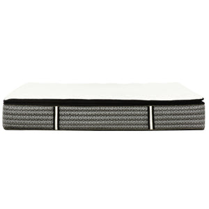 English Elm Premium Majesty 16" Pocket Coil Hybrid Mattress with Euro Top, Gel Memory Foam Cooling Comfort Grey+White 80 L x 15 W x 15 H B011P206781