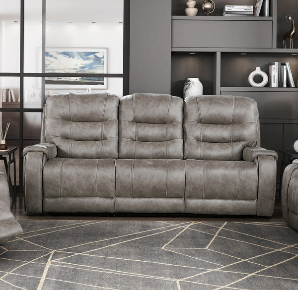 English Elm Modern Dual Reclining Sofa with Pocket Coil Cushions and Microfiber Upholstery B011P228255