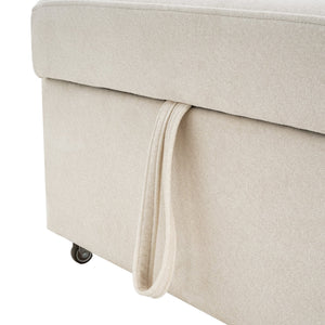 English Elm Christopher Knight Home® - (Old 3-in-1 Convertible Sleeper Sofa Bed with Pillow & Pocket, Compact Loveseat with Pull-Out Bed and Wheels Beige N765P34284849W
