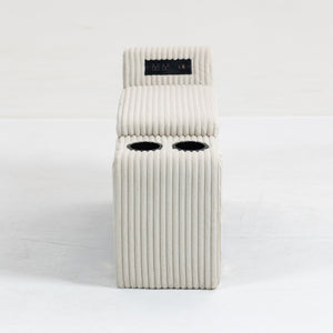 English Elm Modular Sofa Coffee Table With Storage, Usb Ports & Cupholders - Stylish Beige For Small Spaces W3098P257004