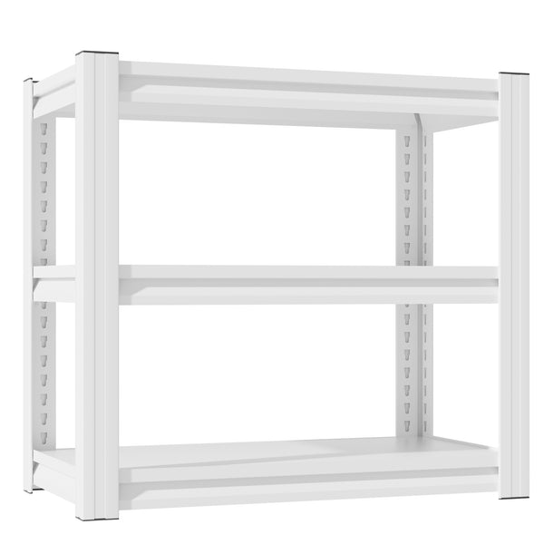 English Elm 20-30 Gallon Aquarium Stand Heavy Duty Steel Three Tier Rack for Home or Office White W2735P457277