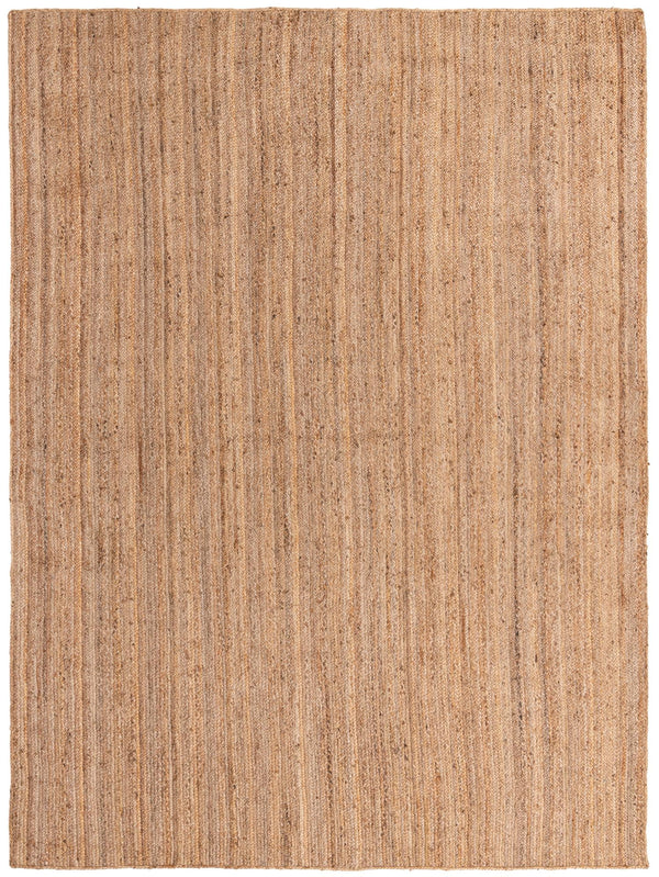 Unique Loom Braided Jute Dhaka Hand Braided Solid Rug Natural, Natural 10' 0" x 14' 1"