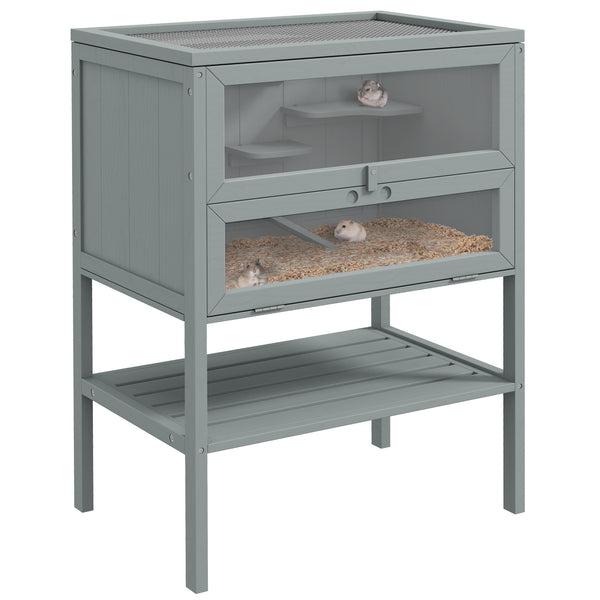 English Elm Pawhut 5-tier Small Pet Habitat with Tubes Tunnels Exercise Wheel and Carry Handles W2225P229198
