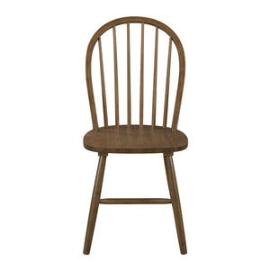 English Elm Christopher Knight Home® - 36 Farmhouse High Back Spindle Dining Chair Set of 2 — Solid Rubberwood, Windsor Back, 300 lb Capacity Walnut N771P278374T