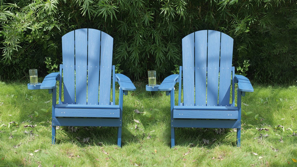 English Elm 2-Piece All-Season Outdoor Lounge Chairs Set For Patios & Gardens – Adjustable, Weather-Resistant Comfort W2085P363118