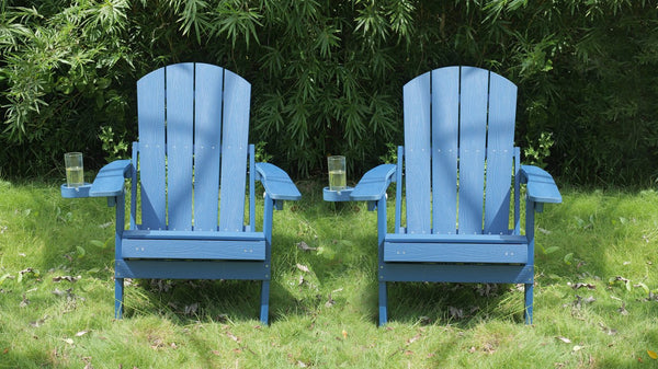 English Elm 2-Piece All-Season Outdoor Lounge Chairs Set For Patios & Gardens – Adjustable, Weather-Resistant Comfort W2085P363118