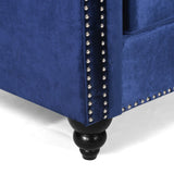 Christopher Knight Home® - Noble House - Parkhurst Tufted Chesterfield Velvet 3 Seater Sofa