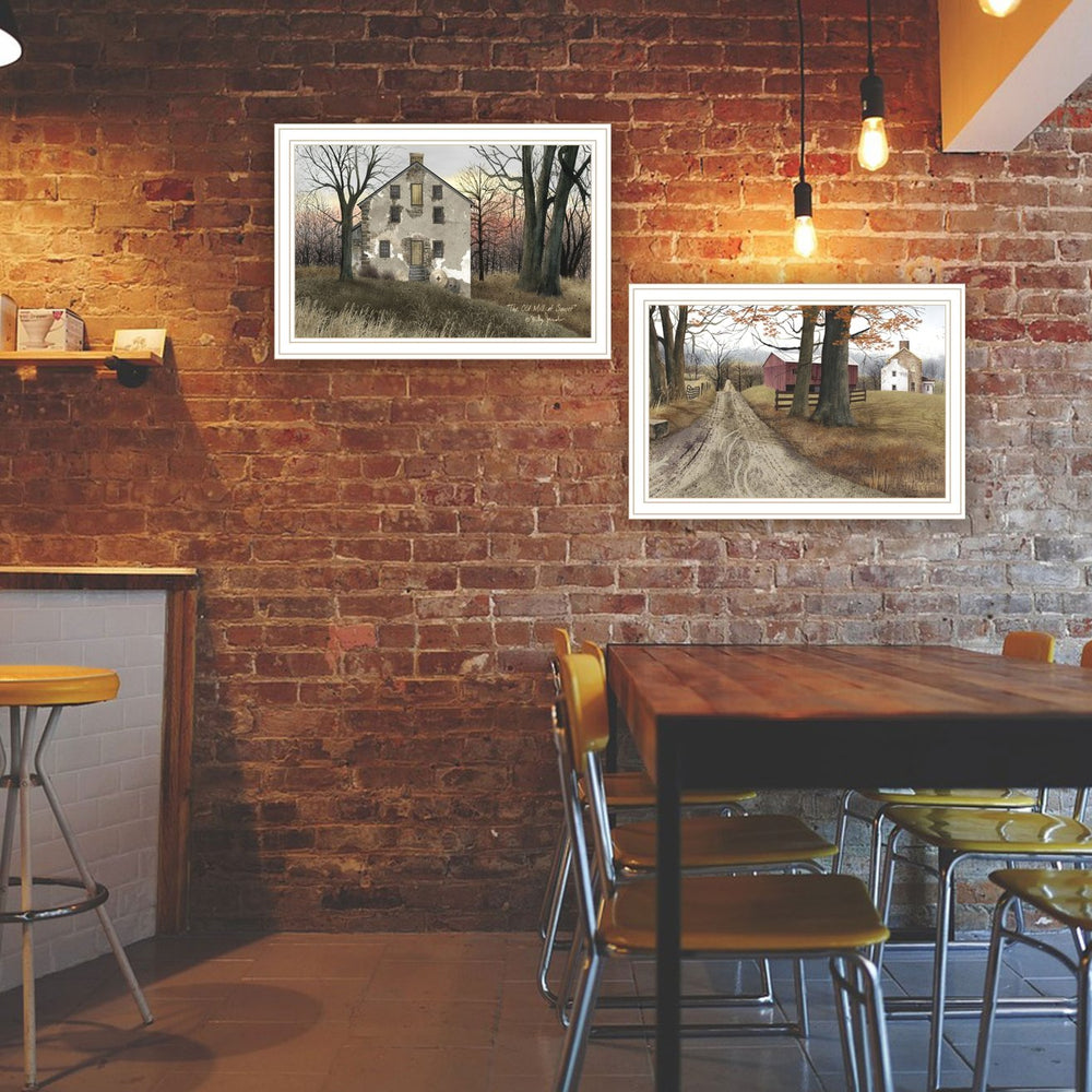 English Elm Trendy Decor 4u Billy Jacobs Two Piece Pastoral Framed Wall Art Set Farmhouse Prints B067P254115