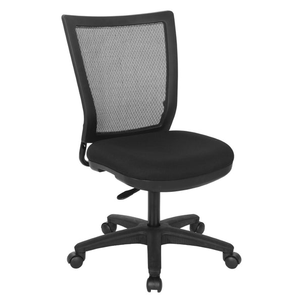 OSP Home Furnishings Office Task Chair with Breathable Mesh Back and Padded Seat for Home or Pro Use SPX69373