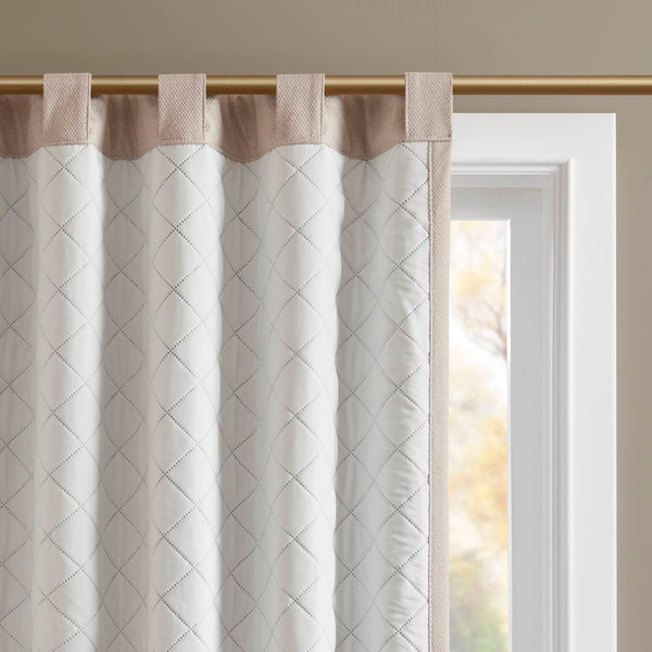 English Elm 2-pk 52x108 Inch Total Blackout Curtain Panels Noise Reducing Bedroom Theater Linen B035P496614