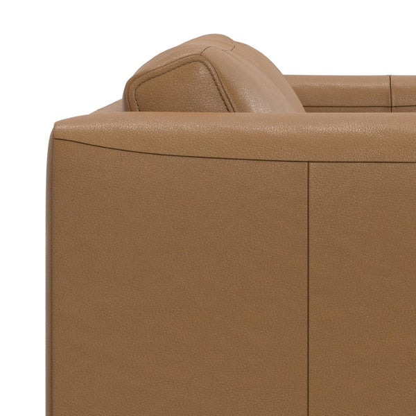 English Elm Richard 83-Inch Genuine Leather Sofa - Eco-Friendly, Durable Comfort For Modern Living Rooms B136P364288-GIGA