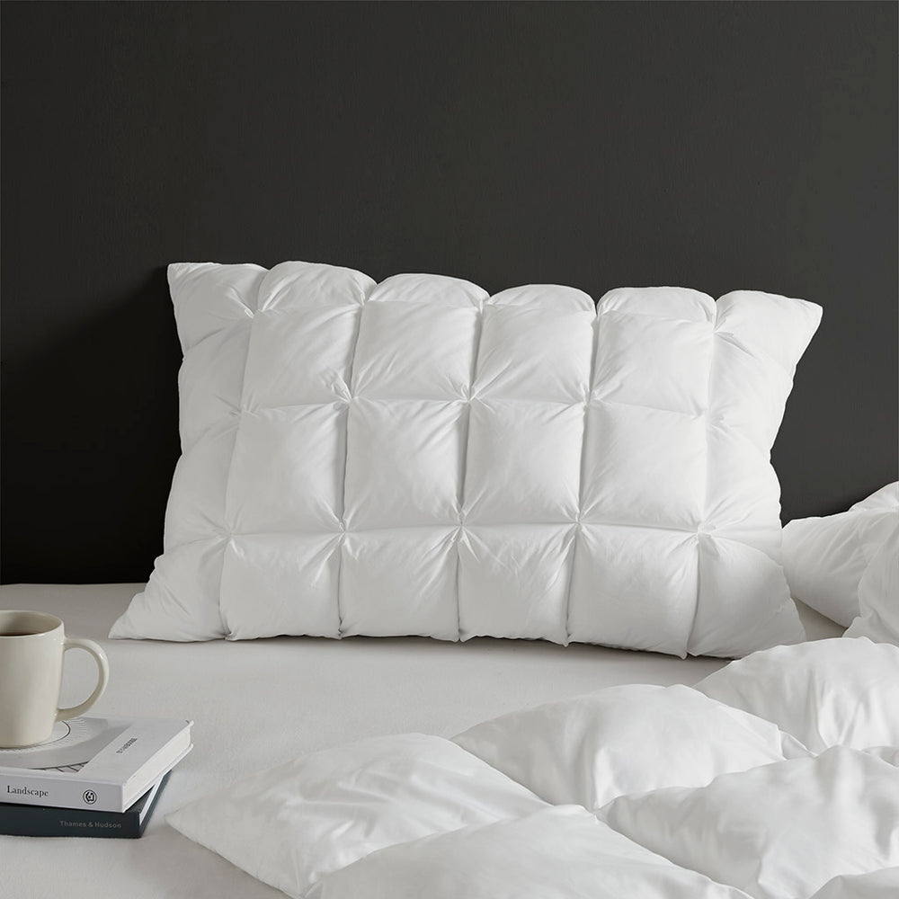 JLA Home Madison Park - Overfilled Plush Pillow Protector with 3D Puff Stitching, Zipper Closure, OEKO-TEX Soft Loft 36 L x 20 W x 0.13H MP21-8301