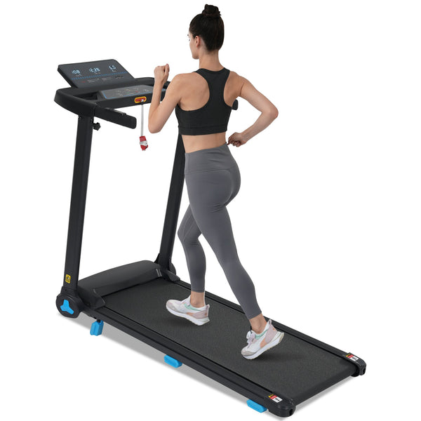 English Elm Treadmill Foldable Home Gym with 3hp Motor Incline Cushioned Belt and Bluetooth Speaker N728P337620B