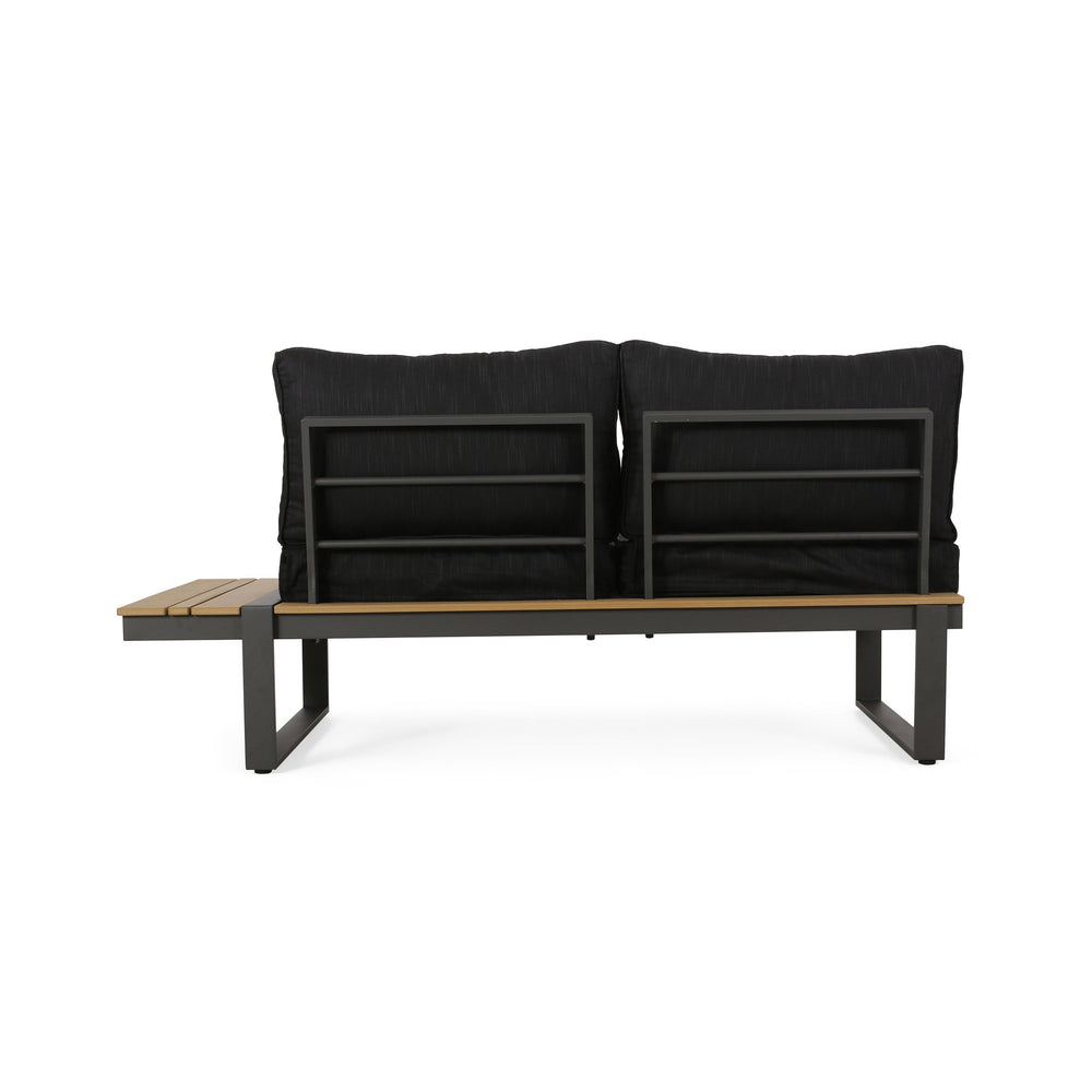 English Elm Christopher Knight Home® - Sterling Right Arm Sofa Seater – Modern Lightweight Aluminum Frame, Water-Resistant Cushions & Style 68036.00FGRY