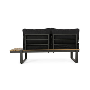 English Elm Christopher Knight Home® - Sterling Right Arm Sofa Seater – Modern Lightweight Aluminum Frame, Water-Resistant Cushions & Style 68036.00FGRY