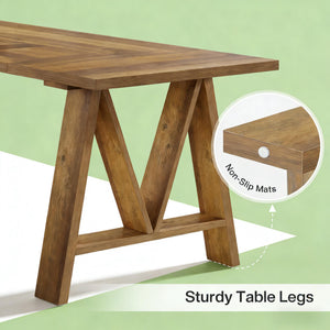 English Elm Bar Table Two Tier Industrial Metal Frame Open Shelf Home Kitchen Entertaining Stand T3971P454226
