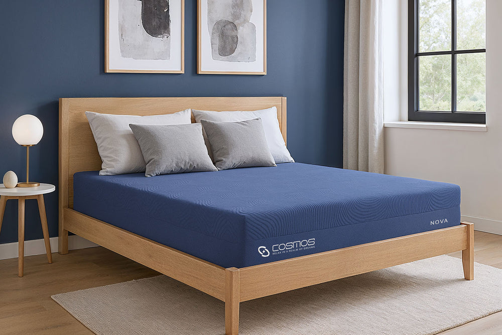 English Elm Nova Full Size Memory Foam Mattress Plush Sleep Surface Pressure Relief Bed B342P315710