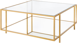 Alecsa EAA-011 16"H x 36"W x 36"D Coffee Table EAA-011 Livabliss Surya