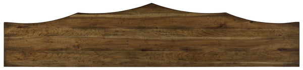 Hooker Furniture Melange Distressed Pecan Credenza Buffet Console With Wire Management, Adjustable Shelves & Bold Pulls 638-85181