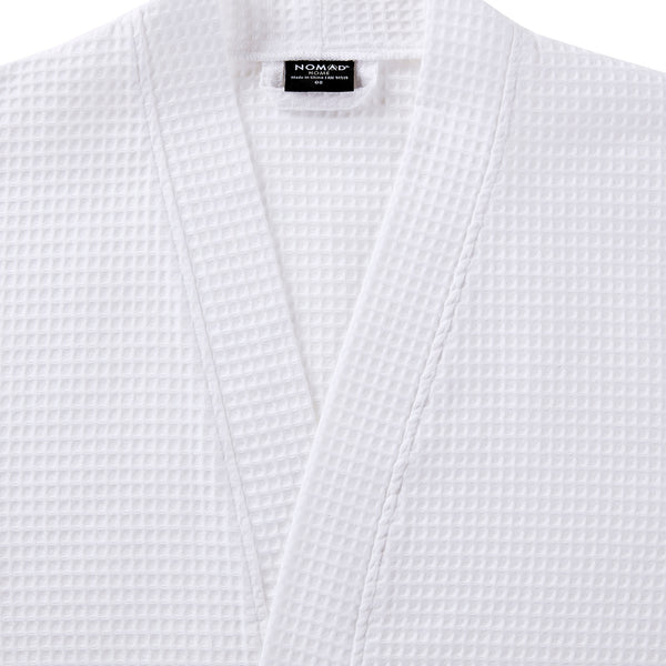 English Elm One Size Cotton Terry Kimono Bath Robe with Anti-microbial Treatment for Spa Comfort B035P440224