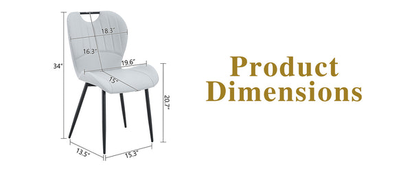 English Elm Set of 4 Olive Fabric Dining Chairs Ergonomic Cushion Black Steel Frame Modern Black,Light Gray W1151P454884
