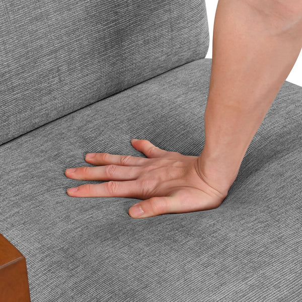 English Elm Ultra-Modern Mid-Century Chenille Armchair with Chestnut Solid Wood Frame, Dacron Foam Comfort, Stylish Seating for Living Room Gray 30.25 L x 28.75 W x 17.25 H B011P308550