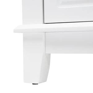 English Elm [video] 48 Inch Freestanding Bathroom Vanity Pine Legs Resin Sink Six Soft Close Drawers N759S351752K