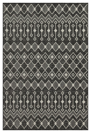 English Elm Sunshine Anthracite 2'7" X 7'3" Durable Indoor/Outdoor Area Rug - Stylish, Low-Maintenance & Versatile B186P198912-GIGA