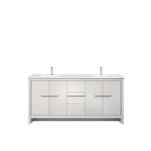 English Elm Rustic Acacia Wood Bath Vanity with Cultured Marble Top and Rose Gold Faucet B2731P259530