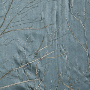 English Elm Curtain Madison Park Andora Faux Silk Embroidered Tree Branch Panel Lined Rod Pocket Back Tabs 50x84 Blue 3 L x 10.04 W x 7.09 H B03598037