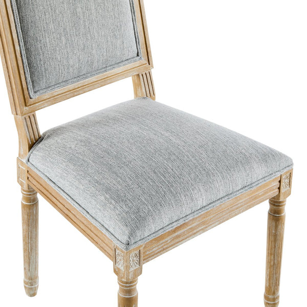 English Elm Christopher Knight Home® - [Set Of 2] French Country Dining Chairs - Vintage Cane Backrest & Plush Upholstered Seats - Rustic Elegance For Your Home N767P263677G