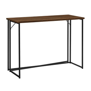 42" Y-Leg Writing Desk Dark Walnut D42LUXDW Walker Edison