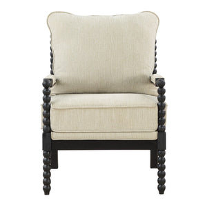 OSP Home Furnishings Eliza Spindle Chair Linen