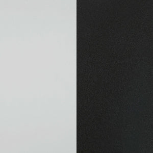 English Elm Fitz Riveted Silver Galvanized Steel Bistro Bar Table with V-Style Base and Contrasting Black Accents B062P378324