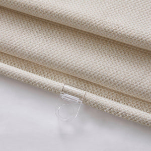 English Elm 1PC Cordless Roman Blind 33x64" Galen Matte Blackout Fabric, 100% Polyester, Energy Saving Ivory 5.96 L x 9.25 W x 8.07 H B035P341206