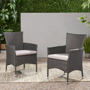 English Elm Christopher Knight Home® - Malta Dining Chair Set Of 2 - Modern Wicker Design For Dining, Lounge, Or Reception Spaces 56447.00A