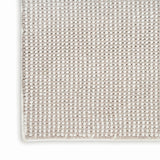 Nourison Textured Home TXH01 Machine Made Power-loomed Borderless Design Indoor Only Farmhouse Coastal, Nautical & Beach Rug Ivory Mocha, Ivory Mocha 100% Polyester 99446922878