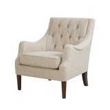 Qwen Transitional Button Tufted Accent Chair