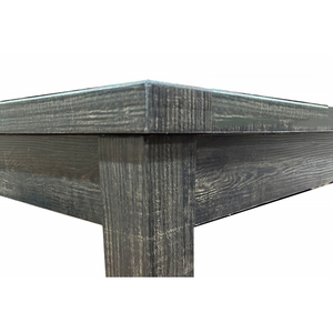 English Elm 5 Piece Transitional Dining Set with 48" Engineered Wood Table and Linen-Blend Upholstered Chairs for Everyday Elegance Charcoal 38 L x 18 W x 13 H B011S01847