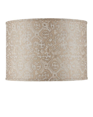Currey & Company Nomad Beige Drum Lamp Shade - Elegant Desert-inspired Design By Lacefield For Timeless Home Décor Ivory Cotton 0900-6013-currey-company