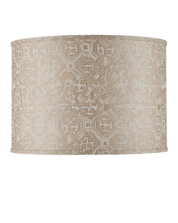 Currey & Company Nomad Beige Drum Lamp Shade - Elegant Desert-inspired Design By Lacefield For Timeless Home Décor Ivory Cotton 0900-6013-currey-company