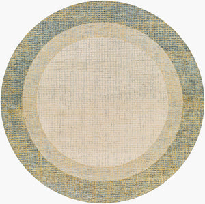 Livabliss Elena Hand Tufted Wool Area Rug for Living Room Bedroom Large Contemporary Floor Accent Dusty Sage, Tan 8' x 8' EAE2301-8RD
