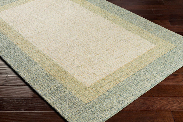 Livabliss Elena Wool Area Rug Hand Tufted Geometric Design for Large Living Dining Rooms Dusty Sage, Lig 2'6" x 10' EAE2302-2610